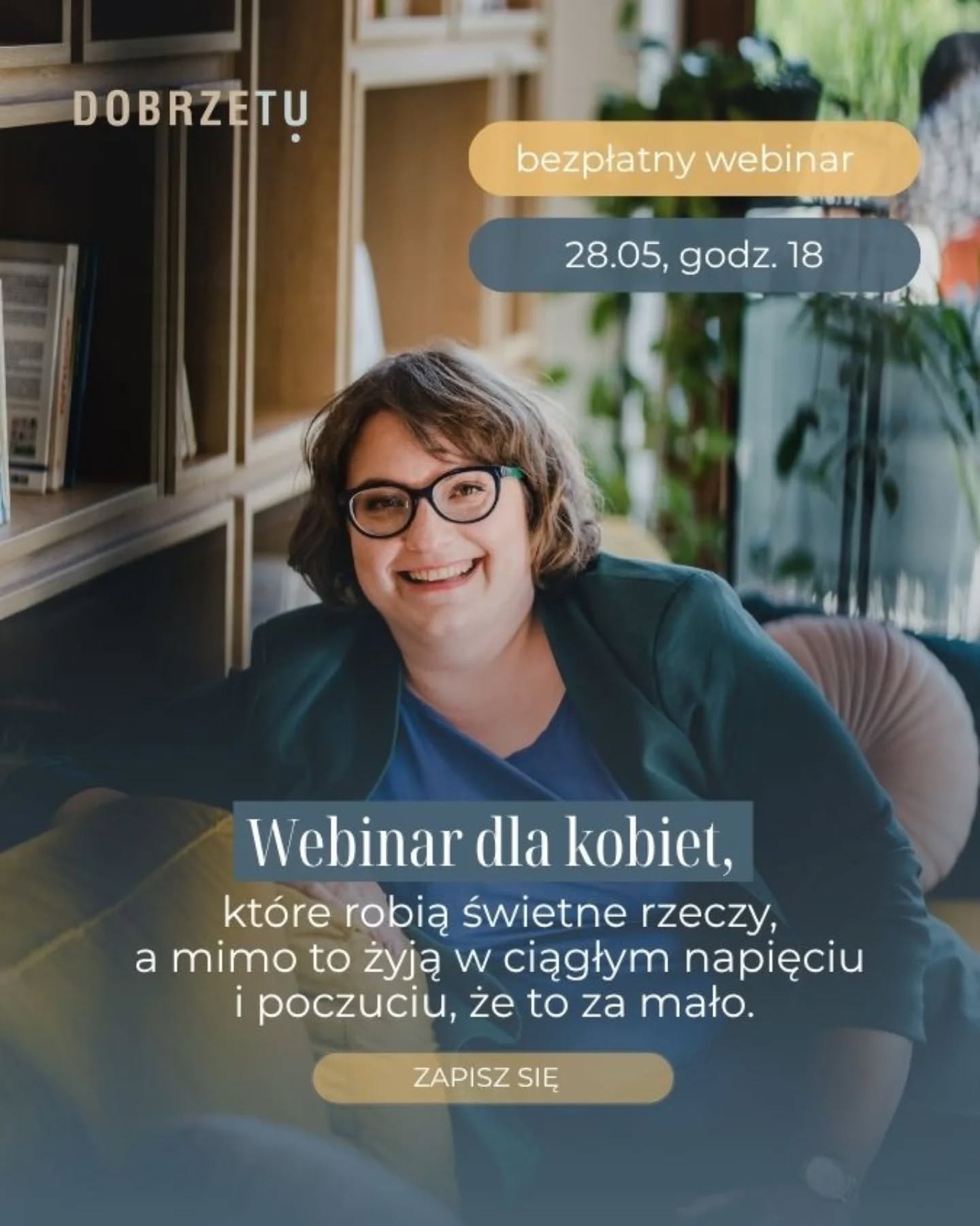 Być może znasz to aż za dobrze…

Z zewnątrz wszystko wygląda okej. Działasz, pracujesz, ogarniasz więcej niż większość osób wokół. Ludzie widzą w Tobie kompetentną kobietę. A jednak w środku…

• często masz poczucie, że to za mało,

• masz wrażenie, że inni „wiedzą więcej”,

• odkładasz na później projekty, które są ważne dla Ciebie,

• trudno Ci pokazywać siebie i swoją pracę,

• podważasz swoje własne decyzje,

• żyjesz w napięciu i ciągłym analizowaniu,

• masz wrażenie, że zaraz ktoś odkryje, że „wcale nie jesteś tak kompetentna, jak wszystkim się wydaje”.

Jeśli czytasz to i myślisz „o matko, przecież to o mnie”, to nie znaczy, że jesteś słaba, niewystarczająca albo „zepsuta”.

Bardzo możliwe, że od lat funkcjonujesz w schemacie, który sprawia, że niezależnie od tego, ile robisz i ile osiągasz, nadal trudno Ci poczuć się naprawdę „wystarczającą”. I właśnie o tym będzie webinar, który poprowadzę pod koniec maja:

Zapraszam Cię na bezpłatny webinar dla kobiet, które dużo potrafią, robią świetne rzeczy, a mimo to żyją w ciągłym napięciu i poczuciu, że to za mało.

Pokażę Ci, dlaczego ten schemat jest tak uparty i jak zacząć z niego wychodzić.

📅 czwartek, 28 maja 2026 r.

🕒 godz. 18:00

📍 online

🎥 nagranie dostępne dla zapisanych osób

Linl do zapisów z znajdziesz w BIO @karolina.dobrzetu. Możesz też napisać WEBINAR w komentarzu i wyślę Ci link na priv 📧